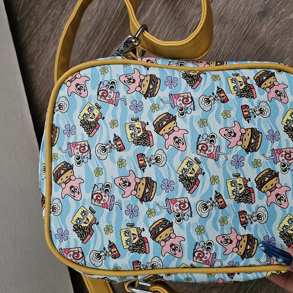 Loungefly Spongebob Squarepants Patterned Bag - Y… - image 2